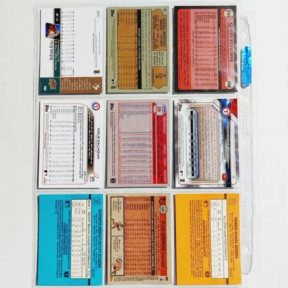 Texas Rangers 9 Card Lot - BSBL [28_2] - Picture 3 of 3